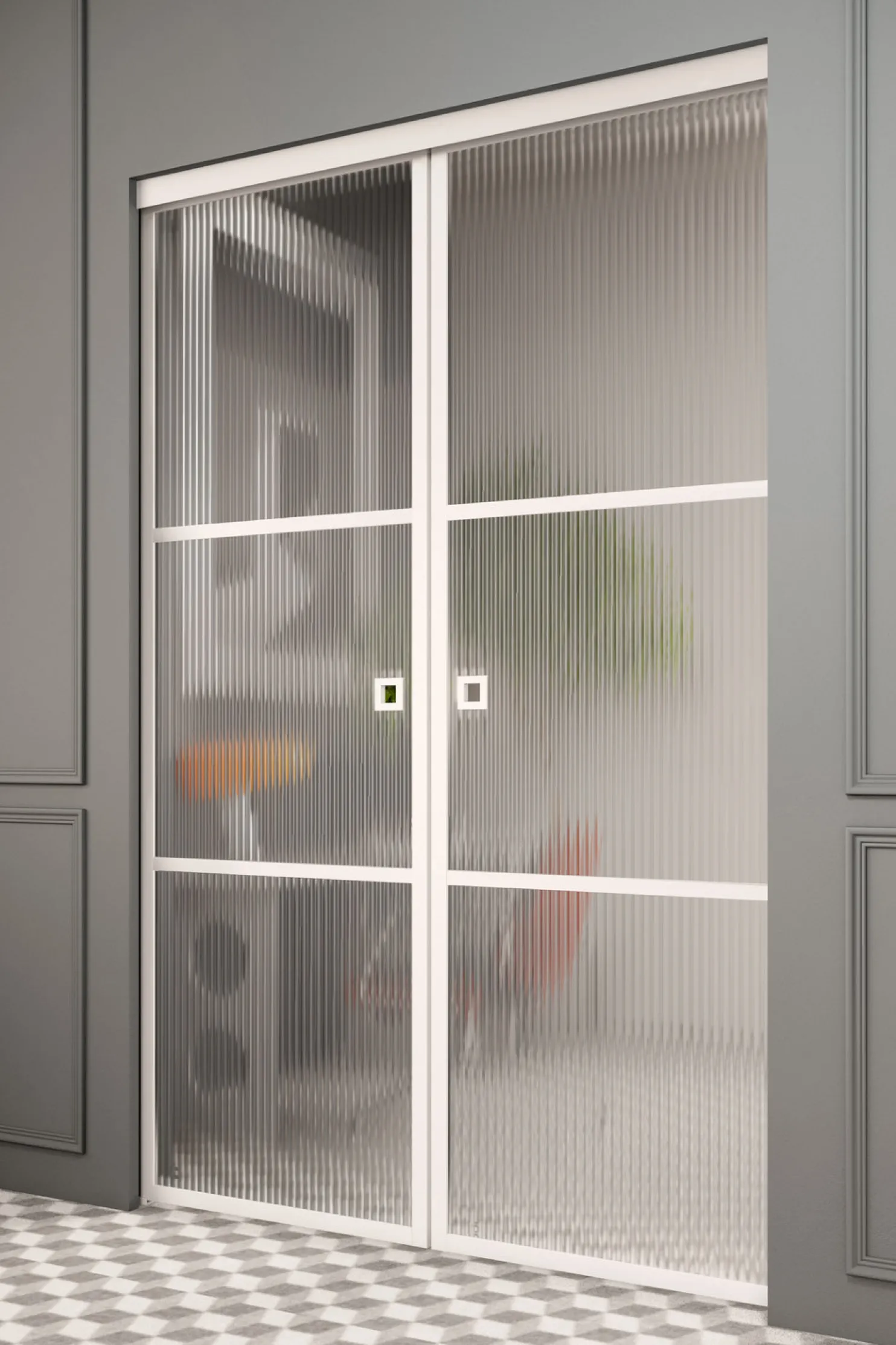 Liukuovet seinän sisään Hietakari Inne P2T Tokyo Pocketdoor, soft closing -mekanismilla, mittatilaus, eri vaihtoehtoja