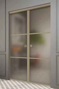 Liukuovet seinän sisään Hietakari Inne P2T Tokyo Pocketdoor, soft closing -mekanismilla, mittatilaus, eri vaihtoehtoja