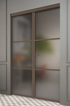Liukuovet seinän sisään Hietakari Inne P2T Tokyo Pocketdoor, soft closing -mekanismilla, mittatilaus, eri vaihtoehtoja