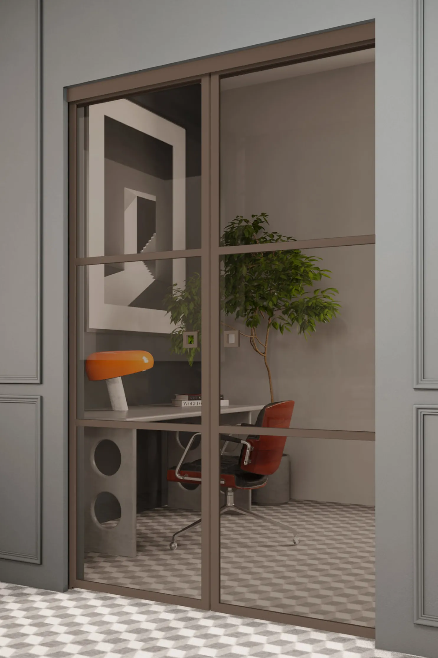 Liukuovet seinän sisään Hietakari Inne P2T Tokyo Pocketdoor, soft closing -mekanismilla, mittatilaus, eri vaihtoehtoja