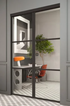 Liukuovet seinän sisään Hietakari Inne P2T Tokyo Pocketdoor, soft closing -mekanismilla, mittatilaus, eri vaihtoehtoja