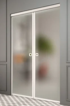 Liukuovet seinän sisään Hietakari Inne P2N New York Pocketdoor, soft closing -mekanismilla, mittatilaus, eri vaihtoehtoja