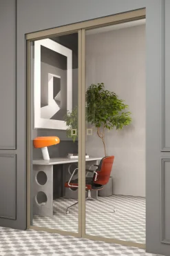 Liukuovet seinän sisään Hietakari Inne P2N New York Pocketdoor, soft closing -mekanismilla, mittatilaus, eri vaihtoehtoja