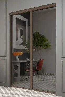 Liukuovet seinän sisään Hietakari Inne P2N New York Pocketdoor, soft closing -mekanismilla, mittatilaus, eri vaihtoehtoja