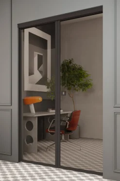 Liukuovet seinän sisään Hietakari Inne P2N New York Pocketdoor, soft closing -mekanismilla, mittatilaus, eri vaihtoehtoja