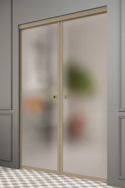 Liukuovet seinän sisään Hietakari Inne P2N New York Pocketdoor, soft closing -mekanismilla, mittatilaus, eri vaihtoehtoja