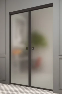 Liukuovet seinän sisään Hietakari Inne P2N New York Pocketdoor, soft closing -mekanismilla, mittatilaus, eri vaihtoehtoja