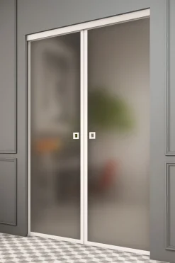 Liukuovet seinän sisään Hietakari Inne P2N New York Pocketdoor, soft closing -mekanismilla, mittatilaus, eri vaihtoehtoja