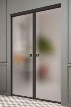 Liukuovet seinän sisään Hietakari Inne P2N New York Pocketdoor, soft closing -mekanismilla, mittatilaus, eri vaihtoehtoja