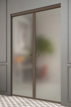 Liukuovet seinän sisään Hietakari Inne P2N New York Pocketdoor, soft closing -mekanismilla, mittatilaus, eri vaihtoehtoja