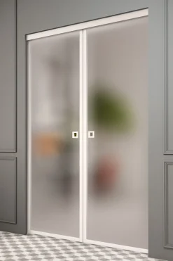 Liukuovet seinän sisään Hietakari Inne P2N New York Pocketdoor, soft closing -mekanismilla, mittatilaus, eri vaihtoehtoja