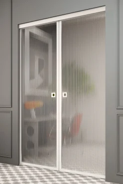 Liukuovet seinän sisään Hietakari Inne P2N New York Pocketdoor, soft closing -mekanismilla, mittatilaus, eri vaihtoehtoja