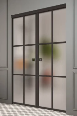 Liukuovet seinän sisään Hietakari Inne P2P Paris Pocketdoor, soft closing -mekanismilla, mittatilaus, eri vaihtoehtoja