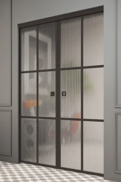 Liukuovet seinän sisään Hietakari Inne P2P Paris Pocketdoor, soft closing -mekanismilla, mittatilaus, eri vaihtoehtoja