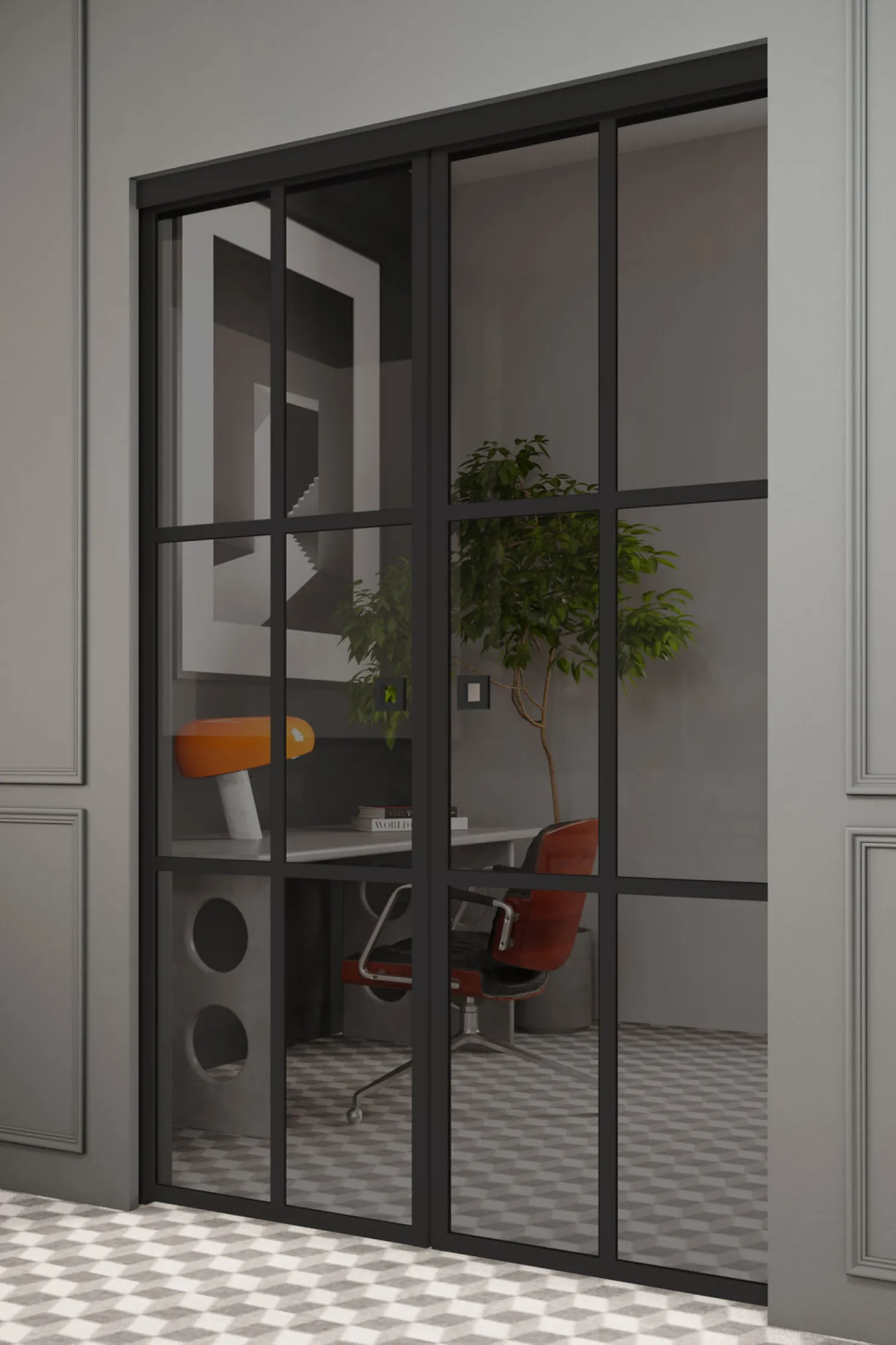 Liukuovet seinän sisään Hietakari Inne P2P Paris Pocketdoor, soft closing -mekanismilla, mittatilaus, eri vaihtoehtoja