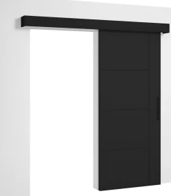 Liukuovi Eltap Crestina 206x96.5cm, musta