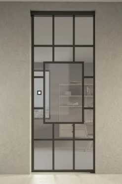 Liukuovi seinän sisään Hietakari Inne P1S Shanghai Pocket door, soft closing -mekanismilla, mittatilaus, eri vaihtoehtoja