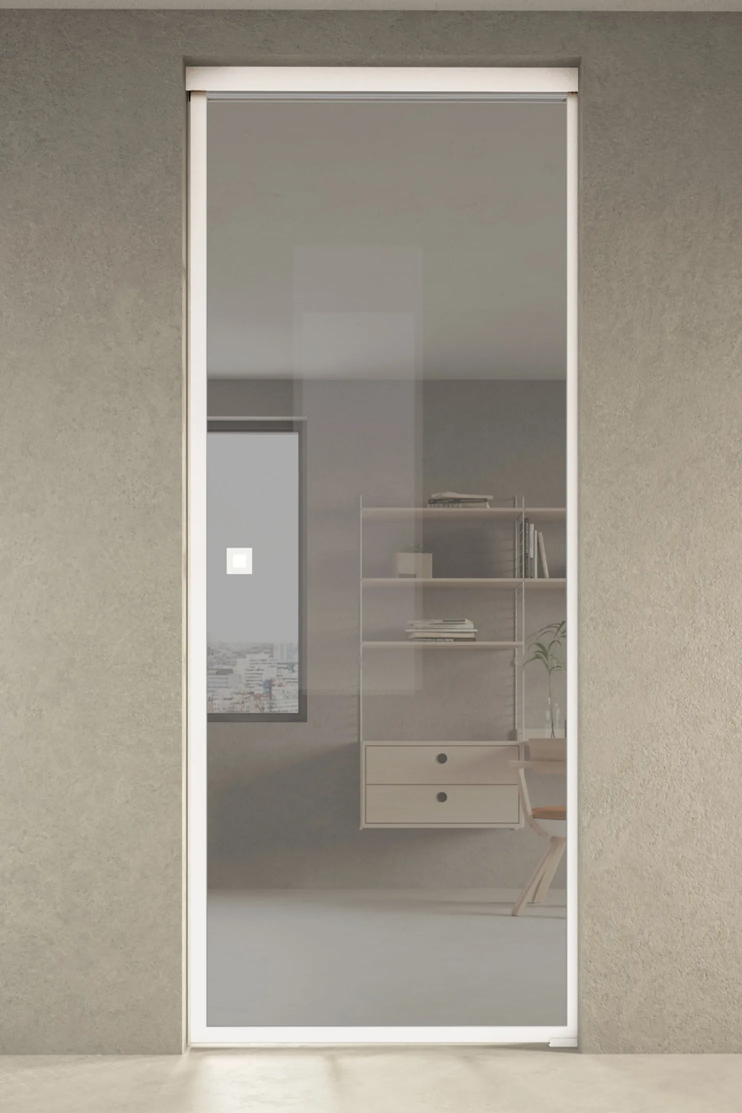 Liukuovi seinän sisään Hietakari Inne P1N New York Pocket door, soft closing -mekanismilla, mittatilaus, eri vaihtoehtoja