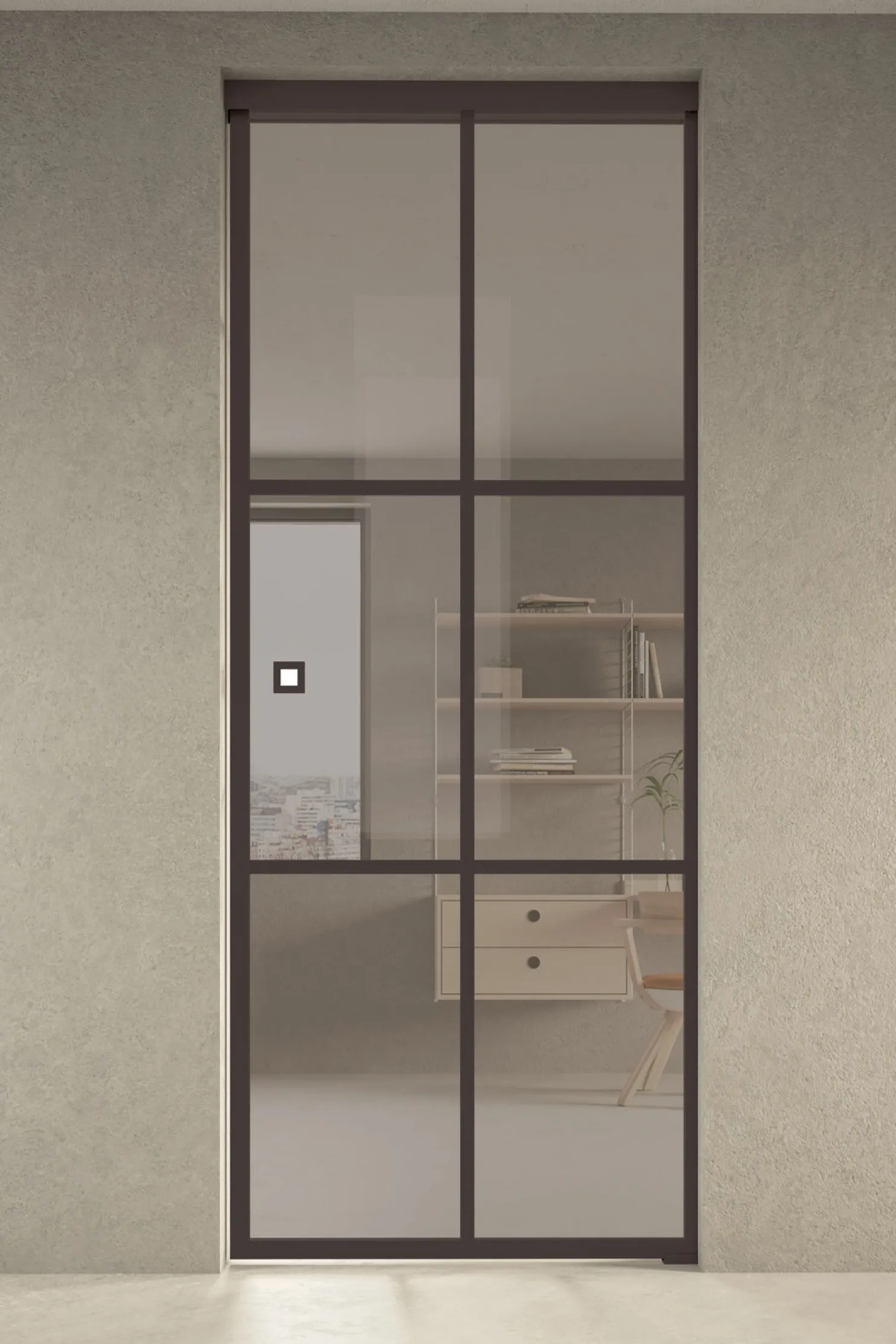 Liukuovi seinän sisään Hietakari Inne P1P Paris Pocket door, soft closing -mekanismilla, mittatilaus, eri vaihtoehtoja
