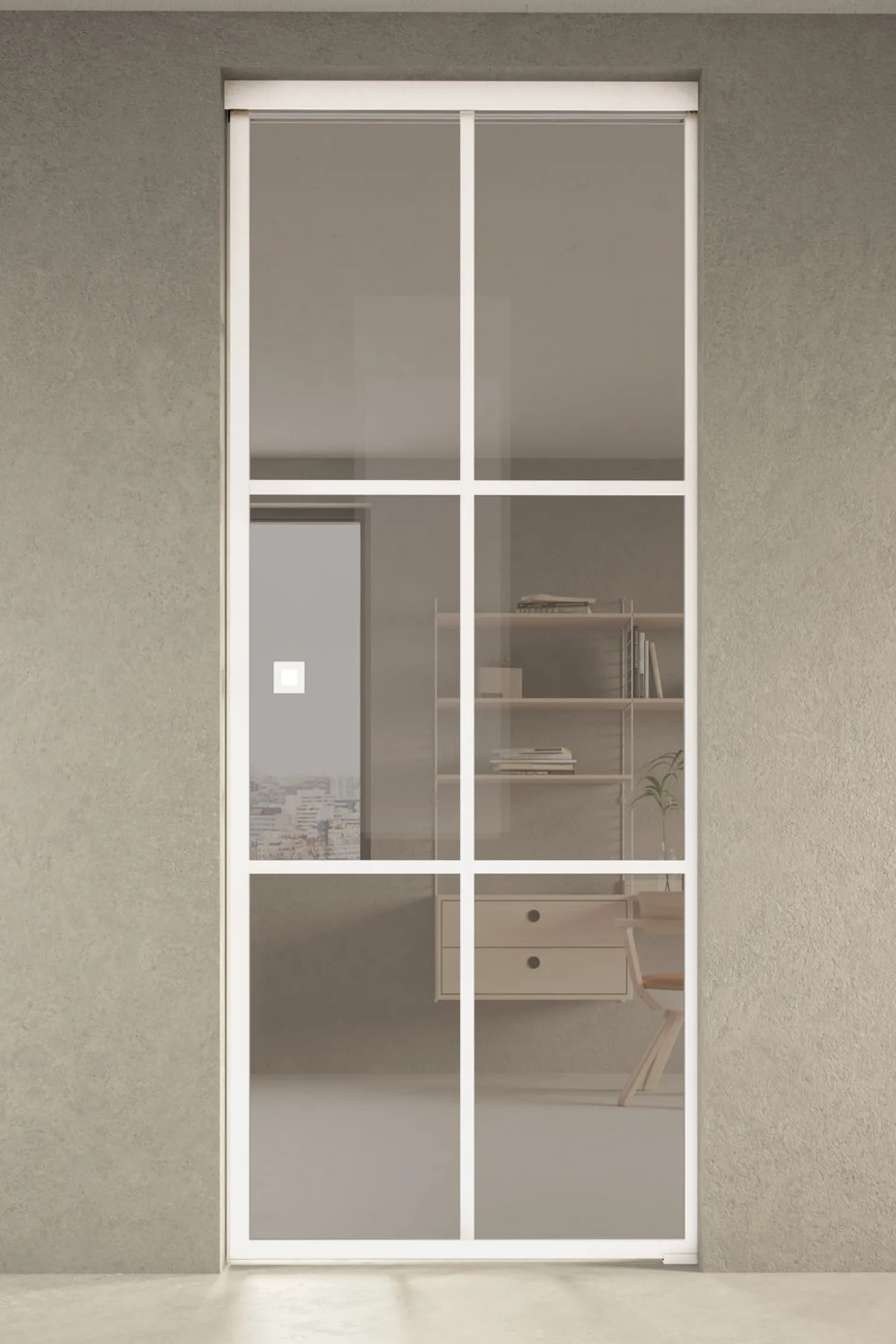 Liukuovi seinän sisään Hietakari Inne P1P Paris Pocket door, soft closing -mekanismilla, mittatilaus, eri vaihtoehtoja