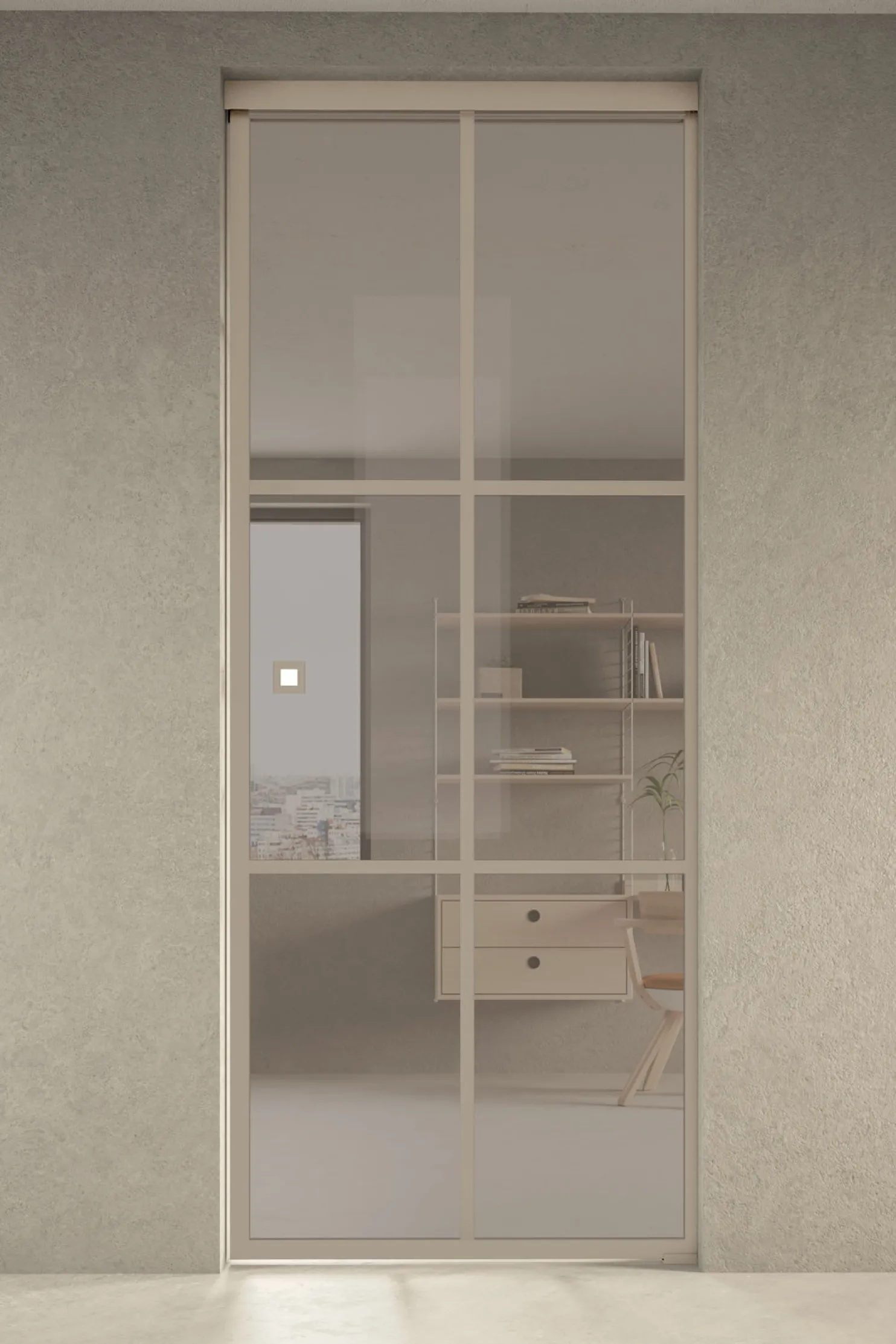 Liukuovi seinän sisään Hietakari Inne P1P Paris Pocket door, soft closing -mekanismilla, mittatilaus, eri vaihtoehtoja