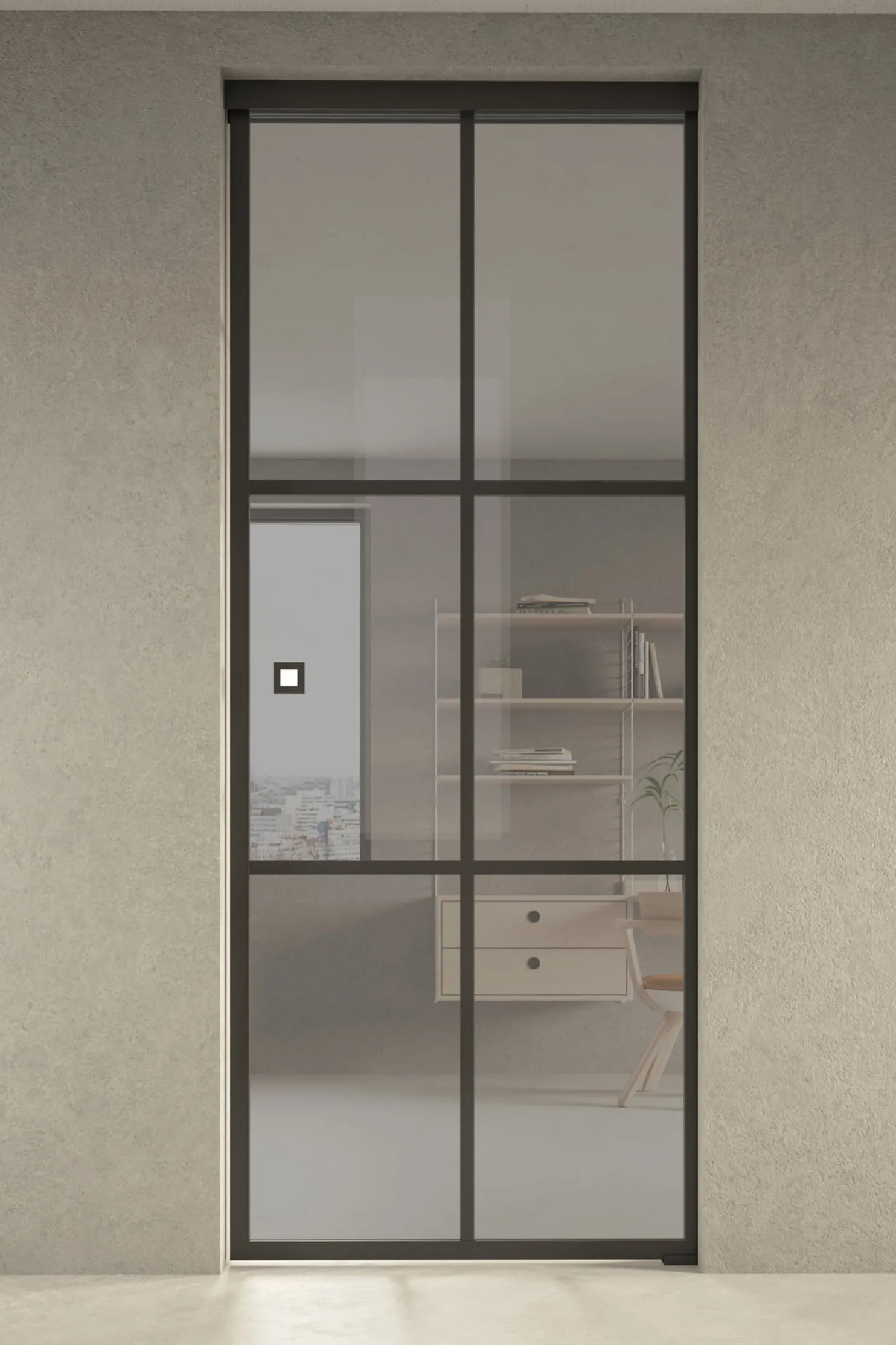 Liukuovi seinän sisään Hietakari Inne P1P Paris Pocket door, soft closing -mekanismilla, mittatilaus, eri vaihtoehtoja