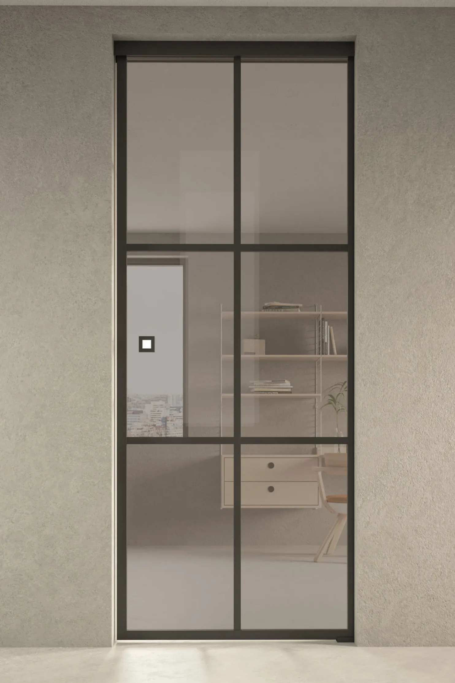 Liukuovi seinän sisään Hietakari Inne P1P Paris Pocket door, soft closing -mekanismilla, mittatilaus, eri vaihtoehtoja