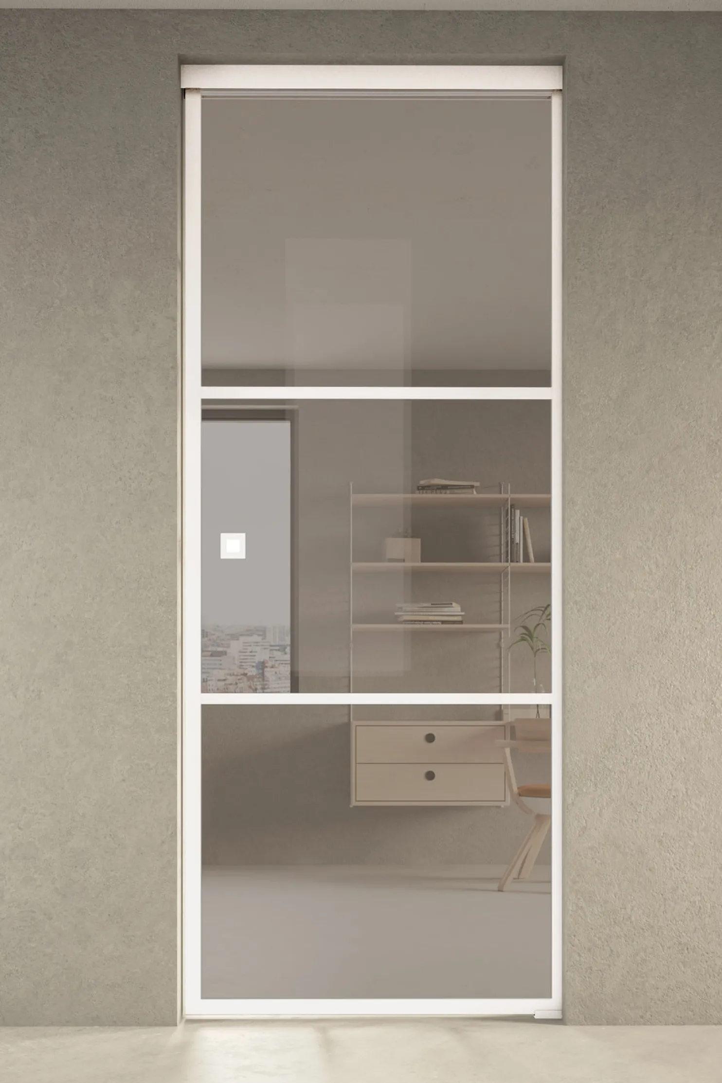Liukuovi seinän sisään Hietakari Inne P1T Tokyo Pocket door, soft closing -mekanismilla, mittatilaus, eri vaihtoehtoja