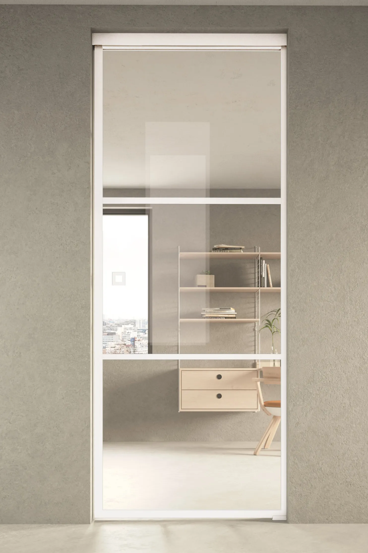 Liukuovi seinän sisään Hietakari Inne P1T Tokyo Pocket door, soft closing -mekanismilla, mittatilaus, eri vaihtoehtoja