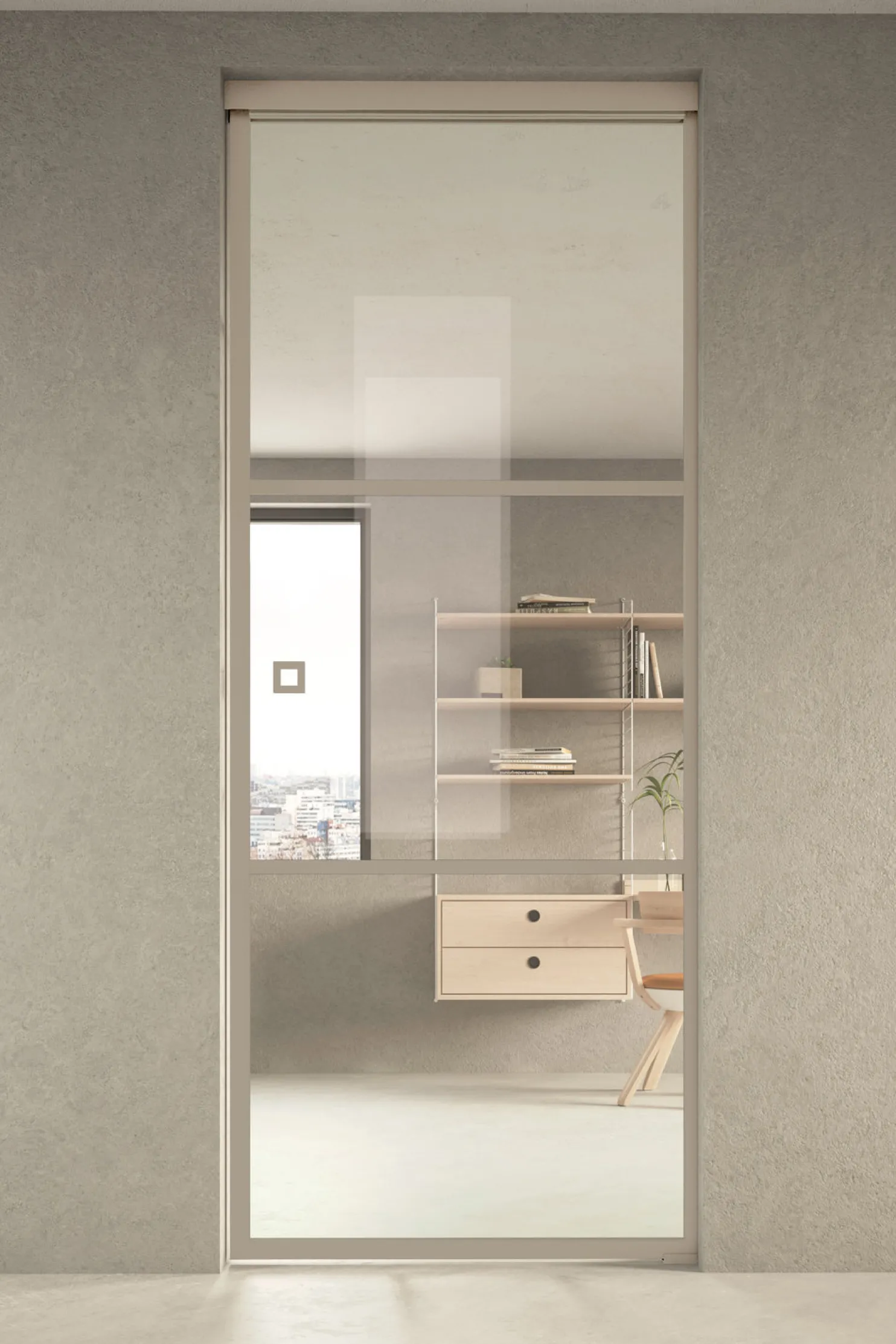 Liukuovi seinän sisään Hietakari Inne P1T Tokyo Pocket door, soft closing -mekanismilla, mittatilaus, eri vaihtoehtoja