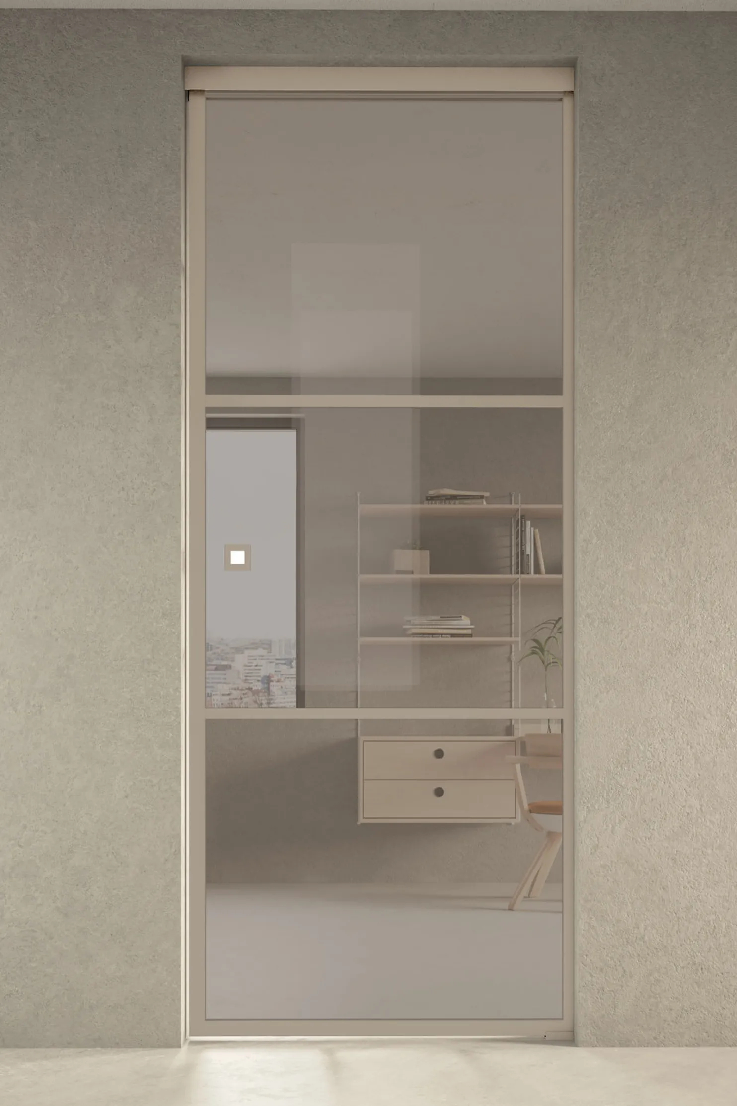 Liukuovi seinän sisään Hietakari Inne P1T Tokyo Pocket door, soft closing -mekanismilla, mittatilaus, eri vaihtoehtoja