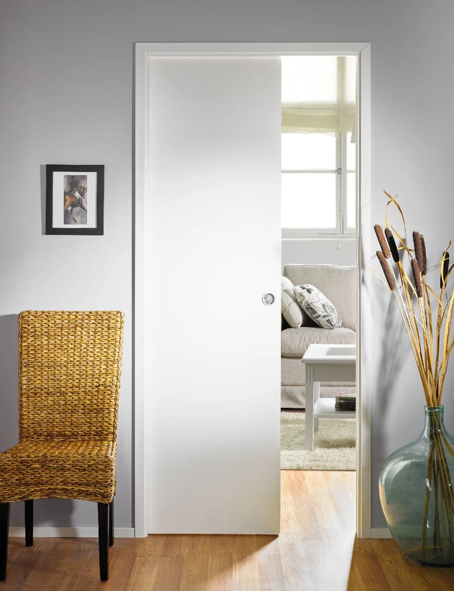 Liukuovi seinän sisään Stella Pocket Door M9 laakaovi 925x2040mm