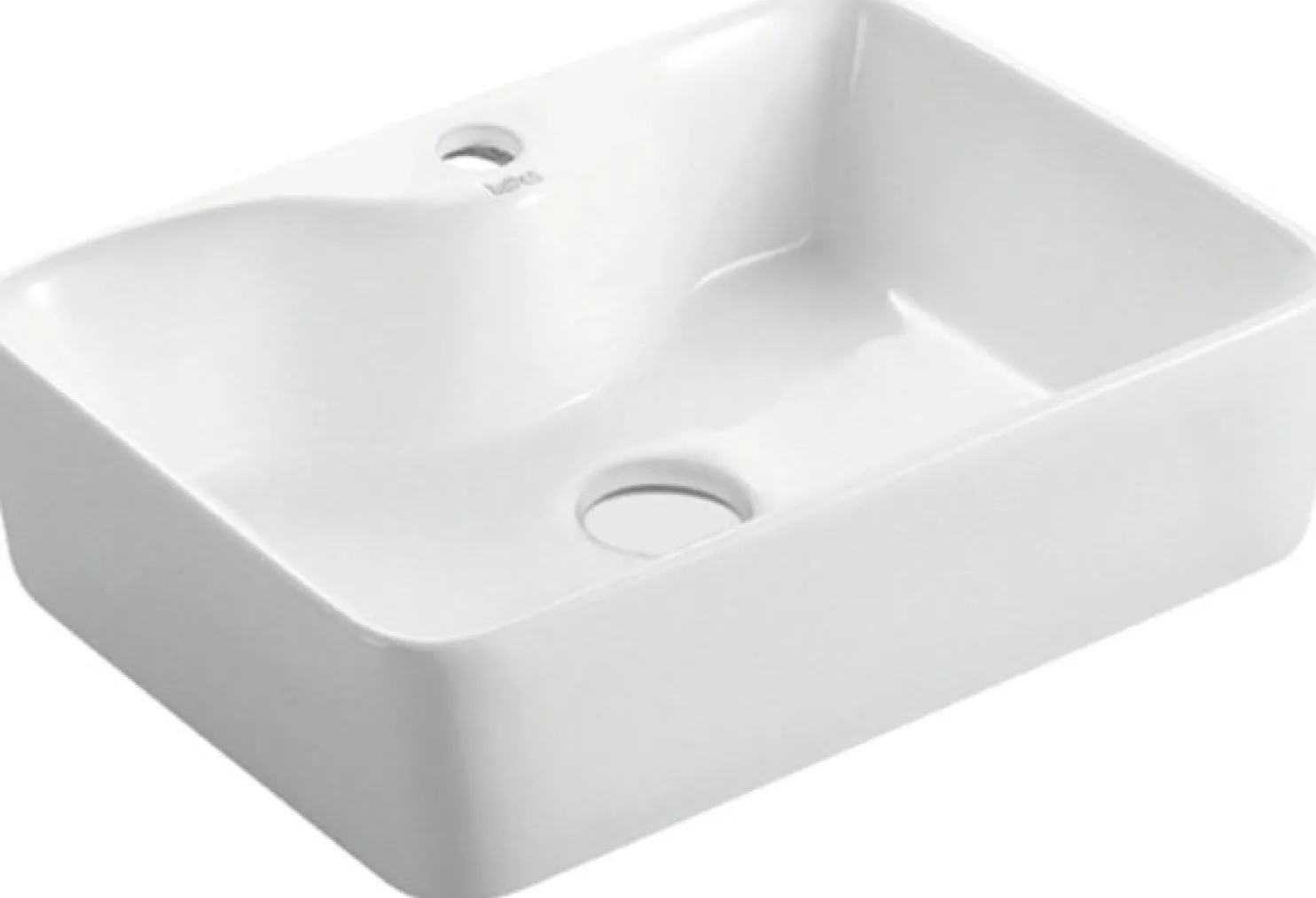 Malja-allas Bathco Cusco 480x370mm valkoinen