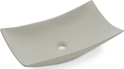 Malja-allas Bathco New Magdalena B, 575x325mm, matta luonnonvalkoinen