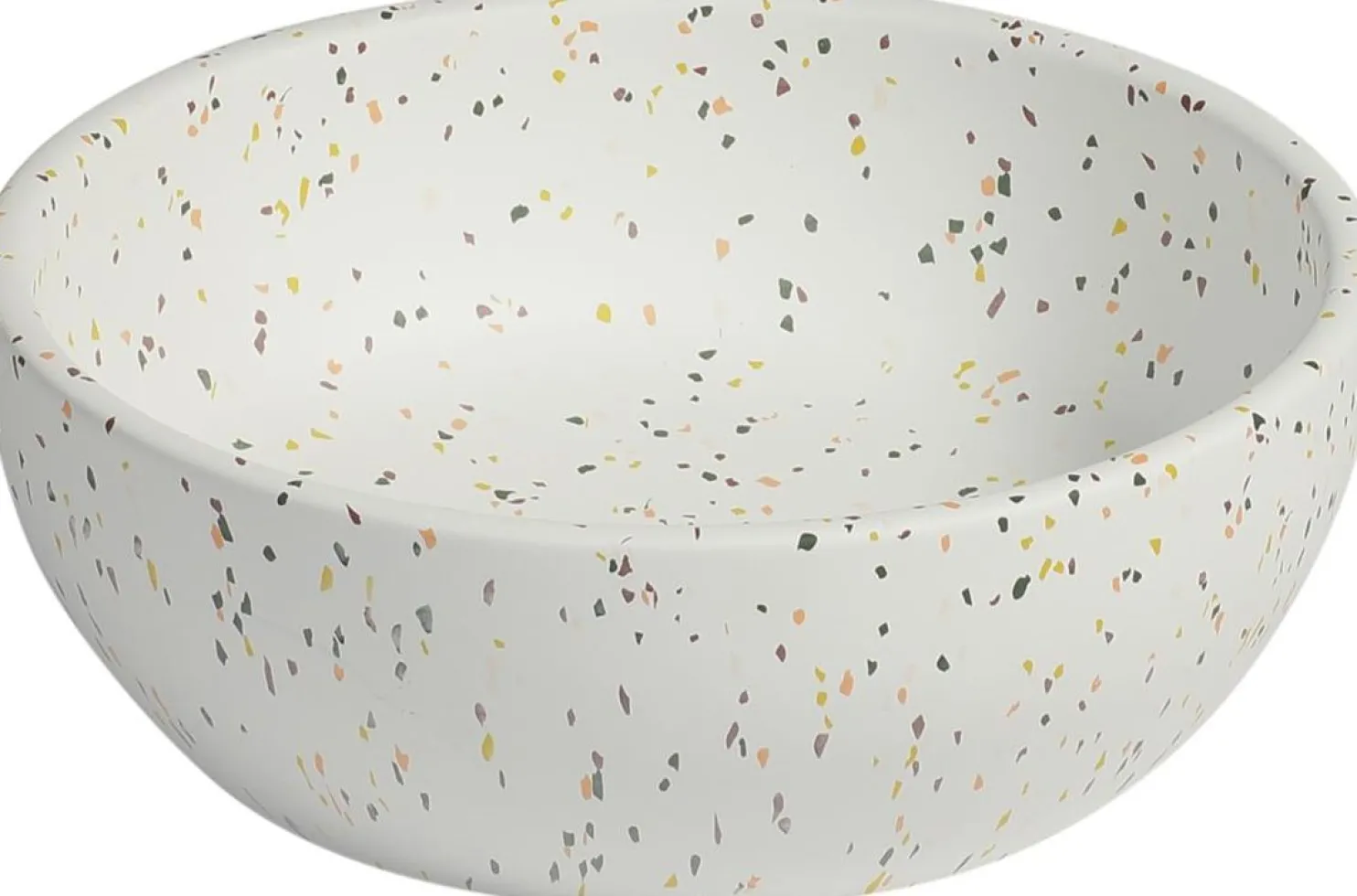 Malja-allas Interia Roundy 41x41x15 cm, valkoinen