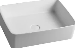 Malja-allas Interia Thin 600x400x145 mm, mattavalkoinen