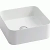 Malja-allas Lavabo Mate Slim 40x40, 400x400mm, valkoinen