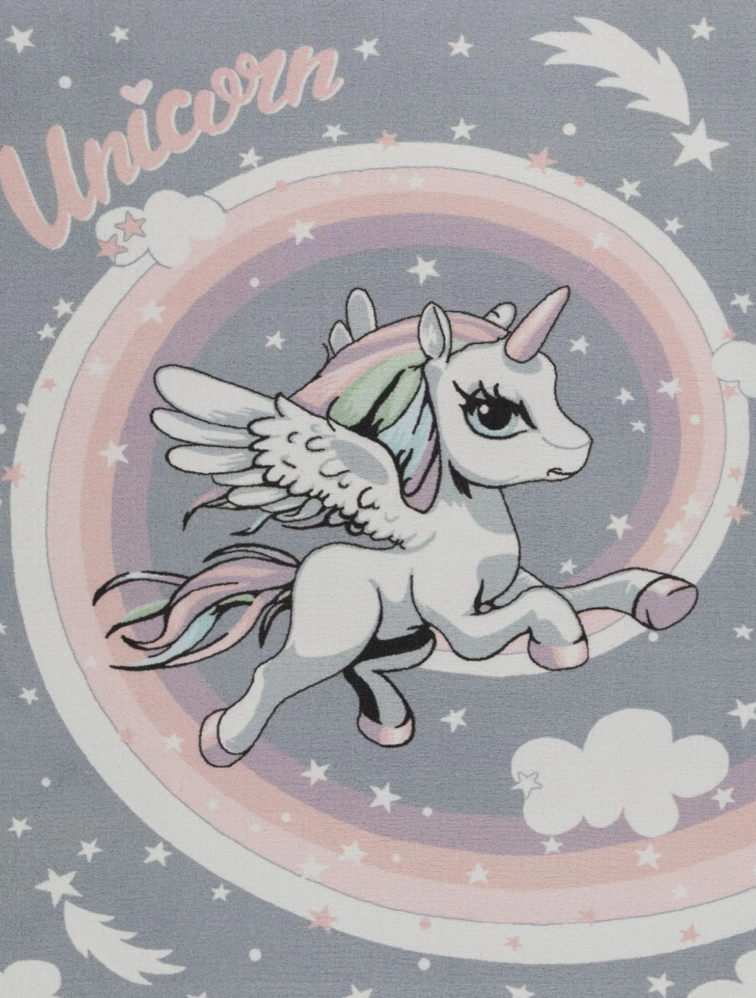 Matto Benina Play Unicorn harmaa, eri kokoja