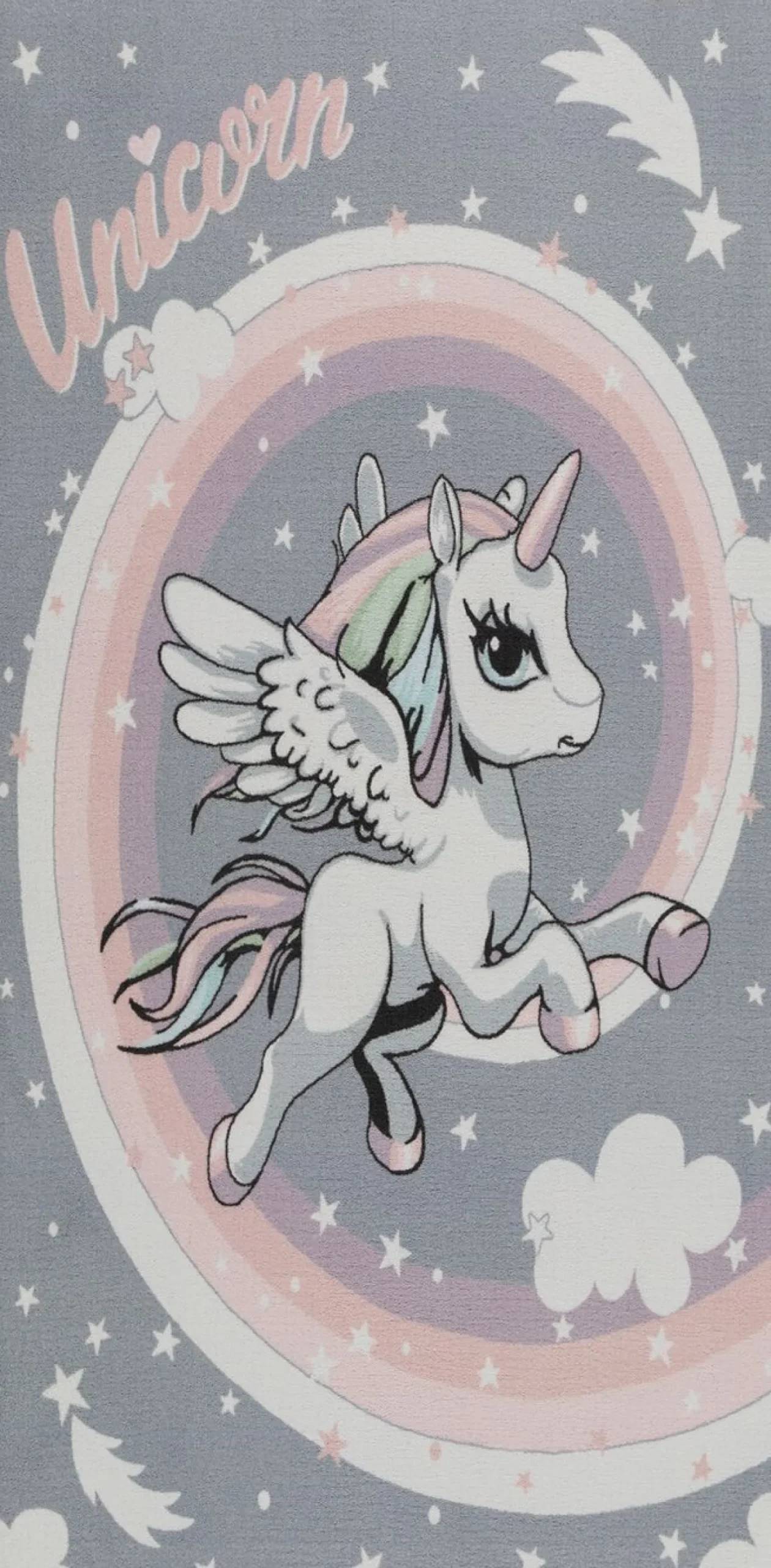 Matto Benina Play Unicorn harmaa, eri kokoja