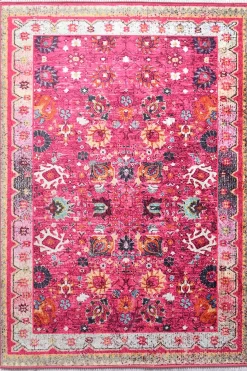 Matto Linento Retro pinkki, eri kokoja
