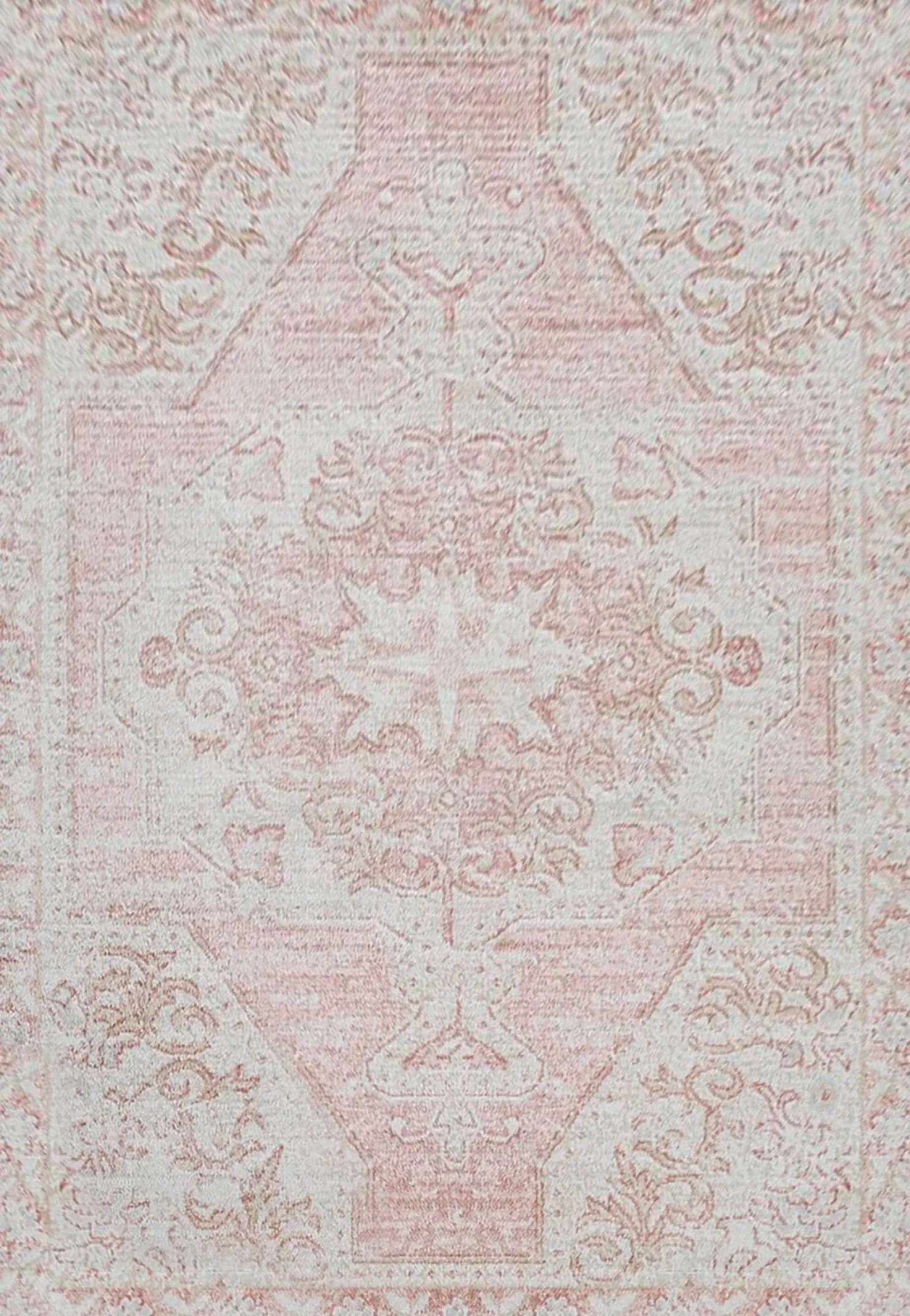 Matto Linento Woopamuk Orion 160x230cm kermanvalkoinen/vaaleanpunainen