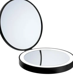 Meikki/matkapeili Smedbo Outline Ø120 mm akkukäyttöisellä valolla 7-kertainen suurennus mattamusta