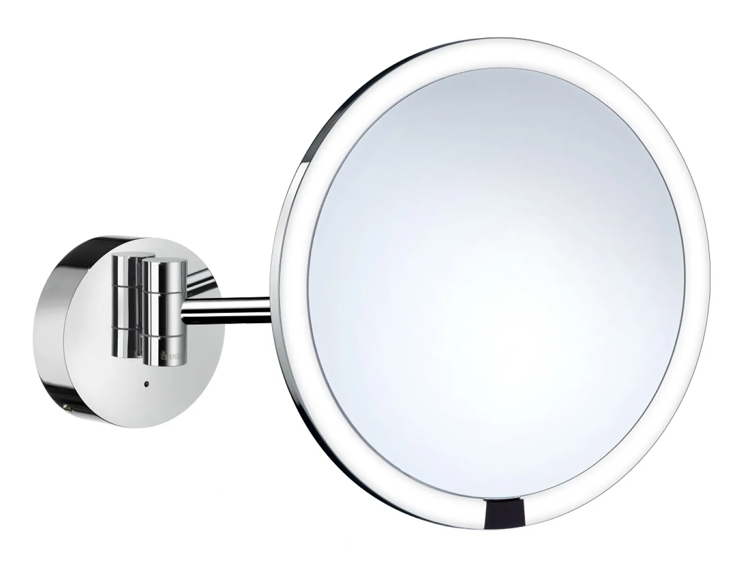 Meikkipeili Smedbo Outline Sensor FK487EP Ø215 mm akkukäyttöisellä valolla 7-kertainen suurennos