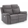 Mekanismisohva Home4You Milo 2-istuttava harmaa