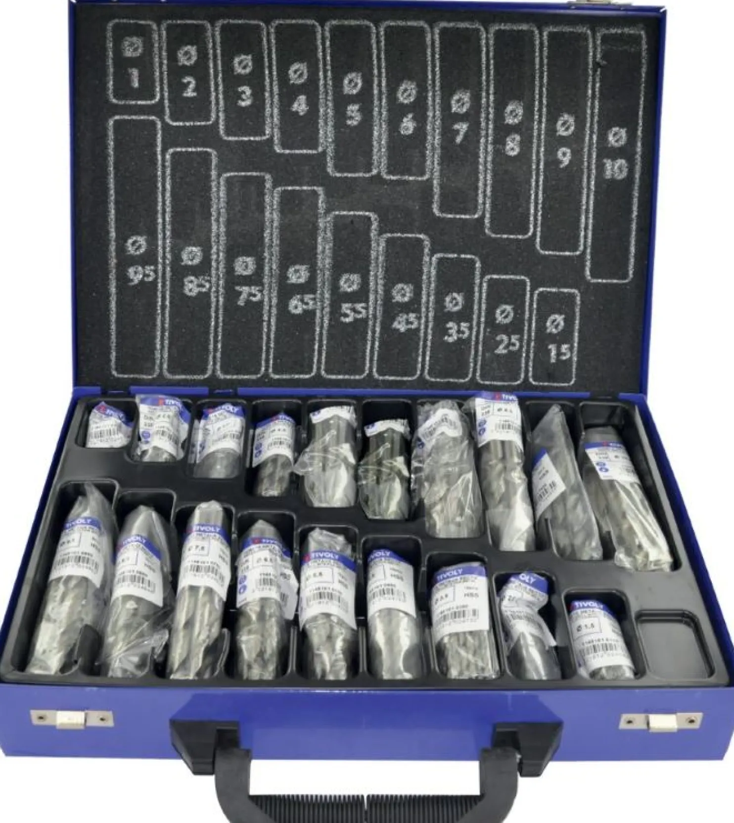 Metalliporanterä Tivoly T-Line HSS, 1–10mm, 170 kpl