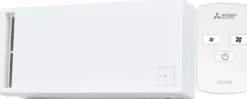 Mini-ilmanvaihtolaite Mitsubishi Electric Lossnay VL-50SR2-E, ilmavirta 15-51m³/h, IR-kaukosäädin, kiinteä sähkönsyöttö