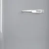 Minijääkaappi Smeg Retro FAB5LSV5, 40.4cm, 38 l, hopea, vasen