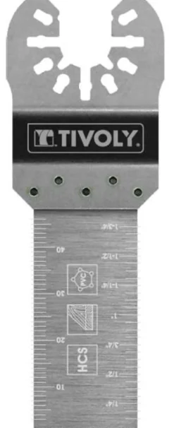 Monitoimityökalun terä Tivoly Hcs, 22x48mm