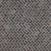 Mosaiikkilaatta Qualitystone Herringbone Grey Mini, 20x40mm