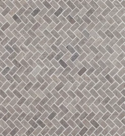 Mosaiikkilaatta Qualitystone Herringbone Light Grey Mini, 20x40mm